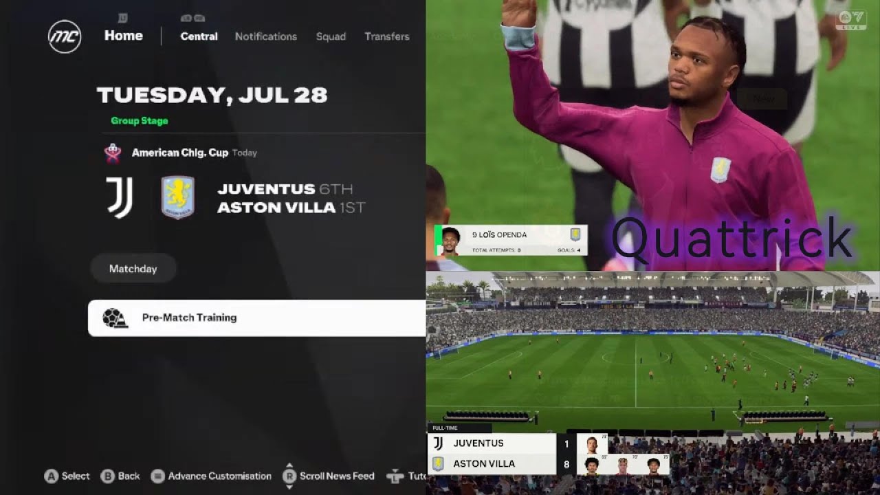 EA Sports FC 25 - Pertandingan Pramusim kedua Jose Mourinho #eafc25 #gaming #viral #video #fyp