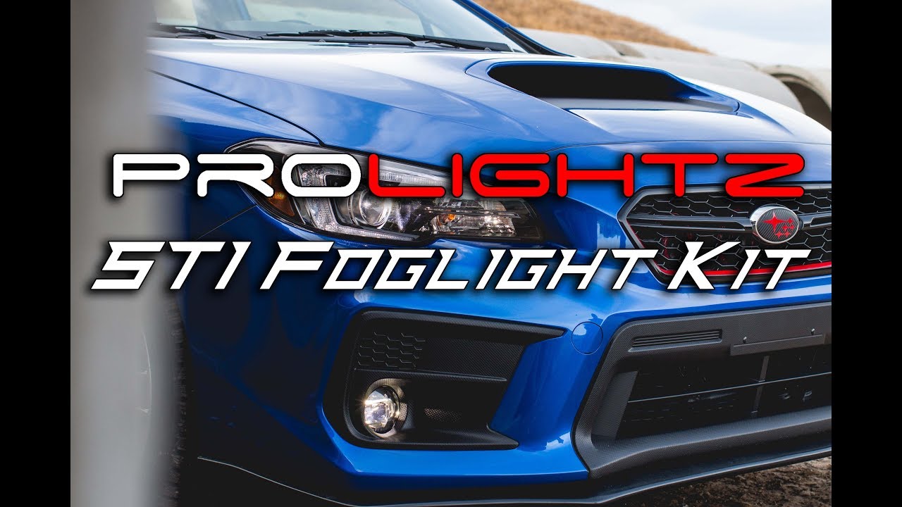 2018 Subaru STI ProLightz LED Foglight Installation