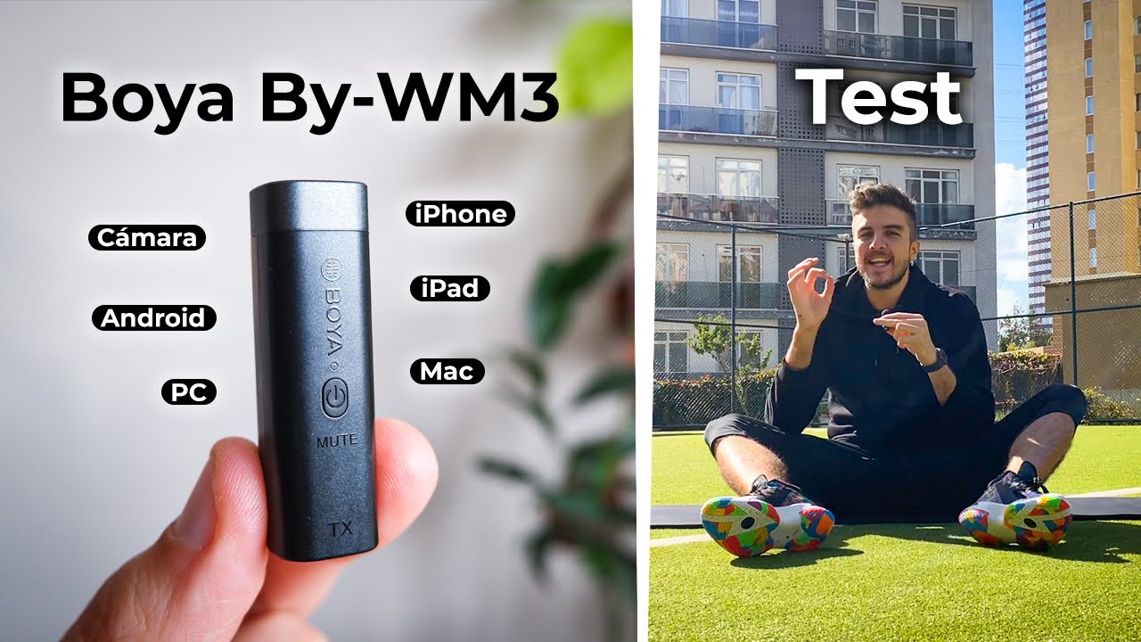BOYA BY-WM3 Mini 🎤 El MICRÓFONO INALÁMBRICO para TODO 💎 (Android, iPhone, Cámaras y PC)