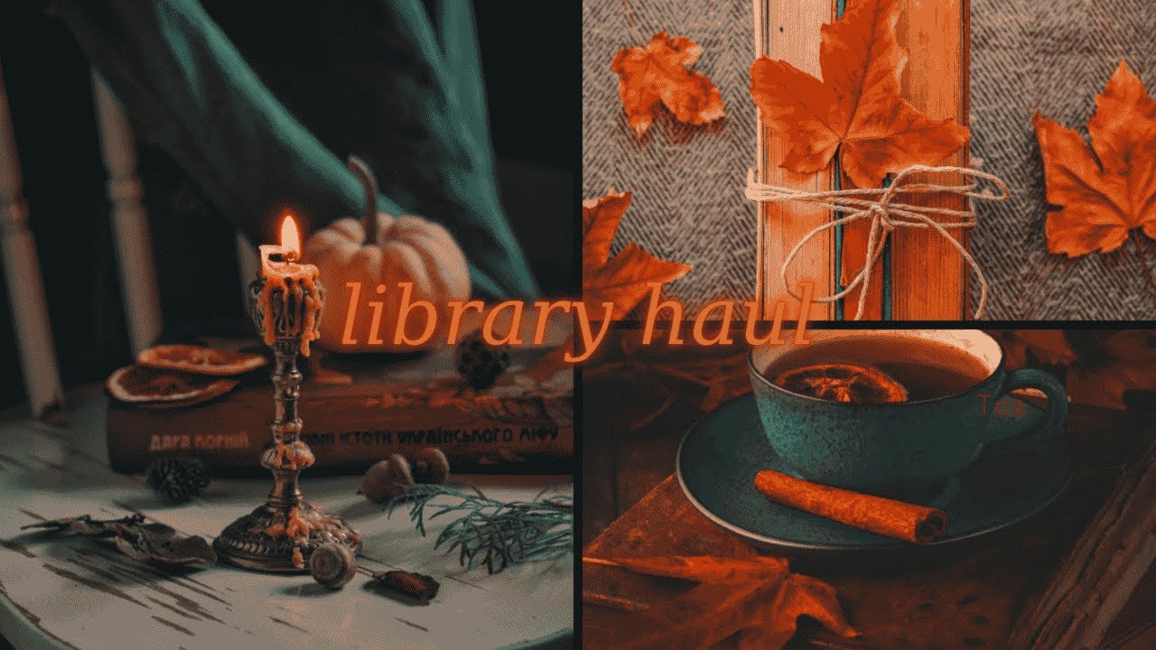 Youtober Day 6:  🍂 A VERY ADHD Cozy Autumn Library Vlog | Tea & Candles + Favorite Fall Reads 📚🕯️
