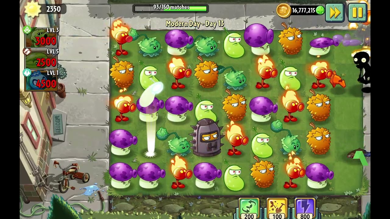 PLANTS VS ZOMBIES 2 | MODERN DAY | DAY 13