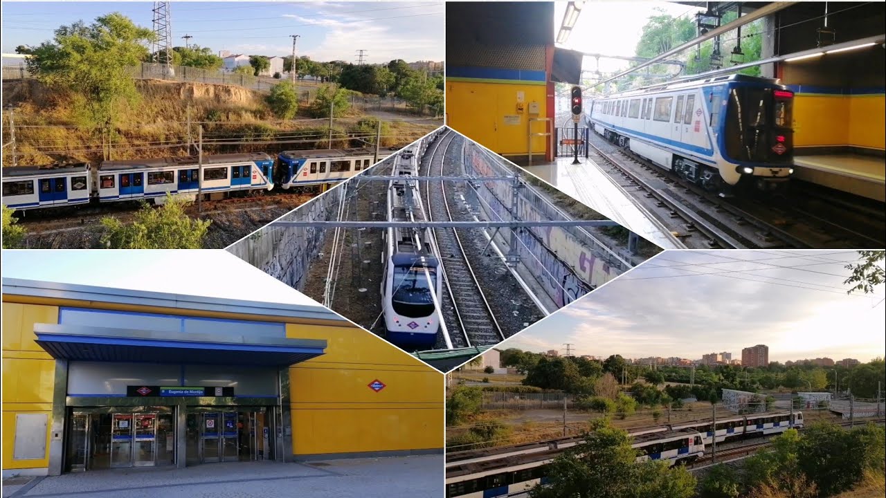 Metro de Madrid Serie 2000B CAF Adtranz Bombardier & 3000 CAF Bombardier Cofema Siemens - Línea 5
