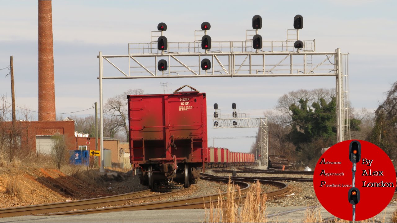 Trains in China Grove and Salisbury NC (1/7/23)