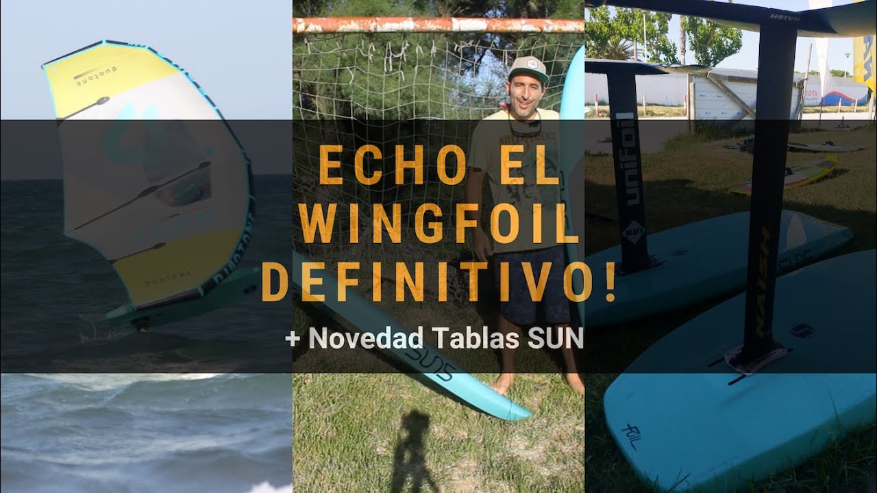 Prueba a fondeo Wingfoil  Duotone Echo y tablas SUN