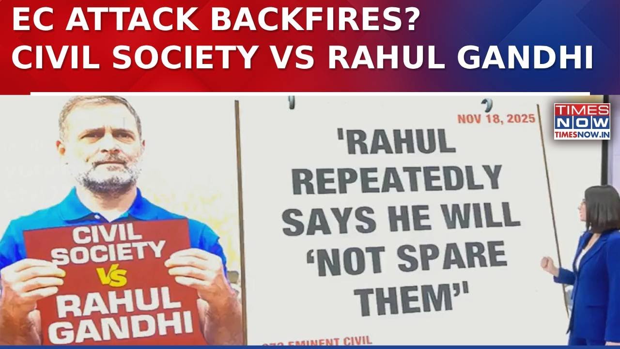 Rahul Faces Heat: 272 Eminent Citizens Slam His Remarks Against Election Commission In Open Letter