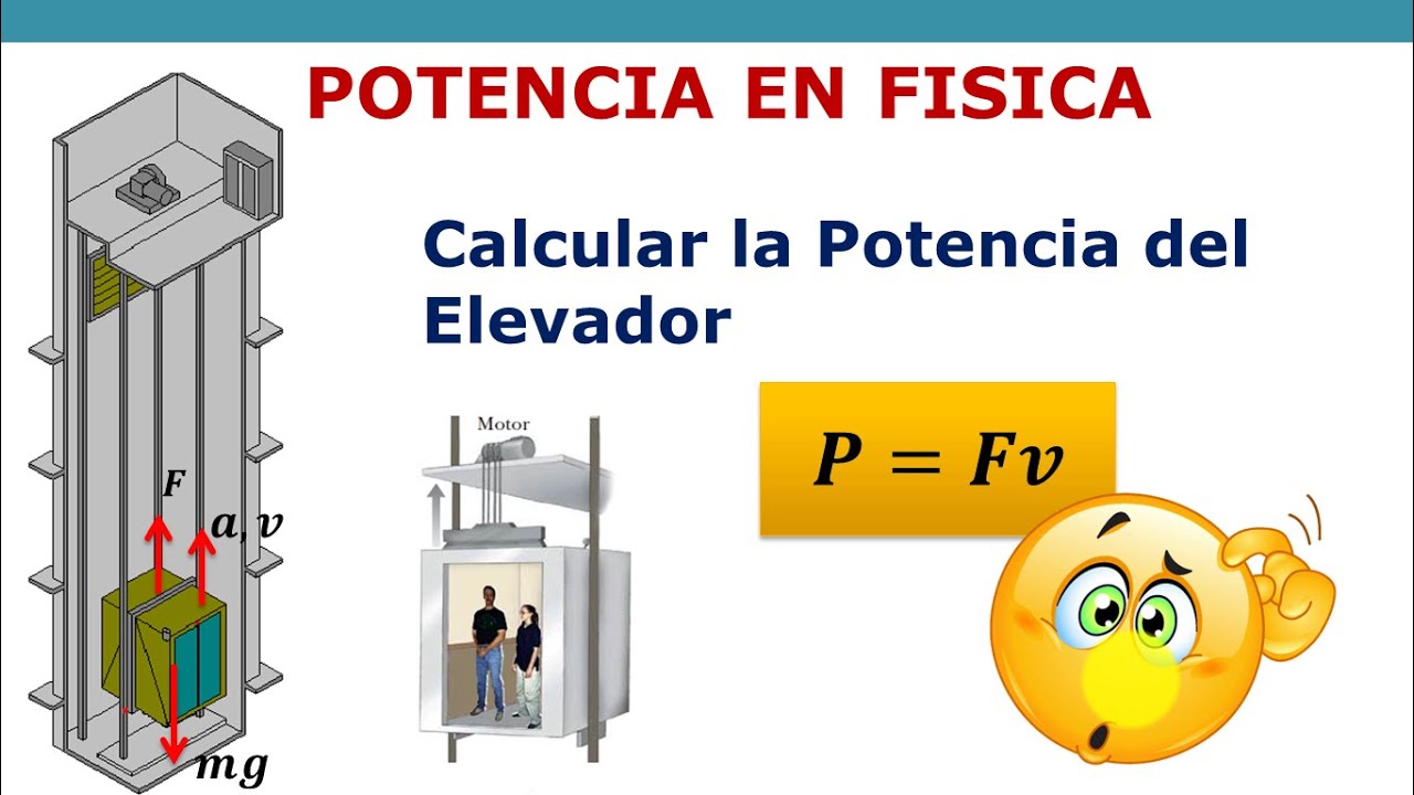Calcular la potencia del elevador