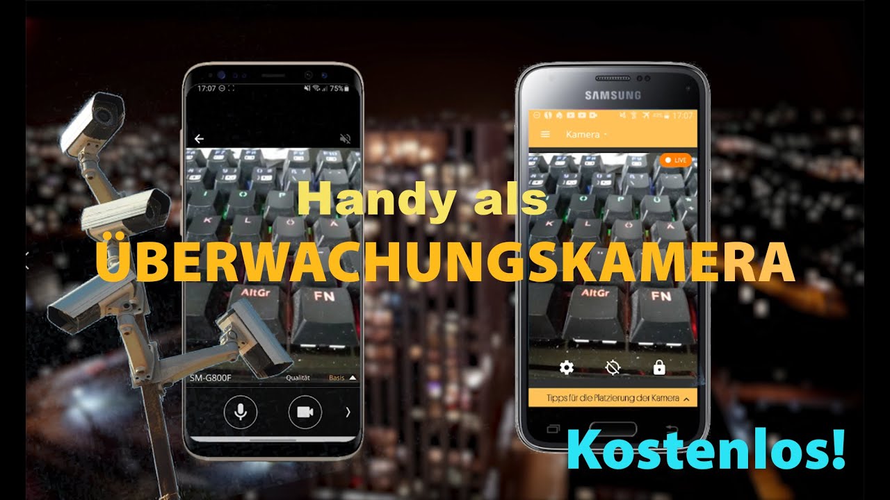 Handy als ÜBERWACHUNGSKAMERA |  Alfred Tutorial