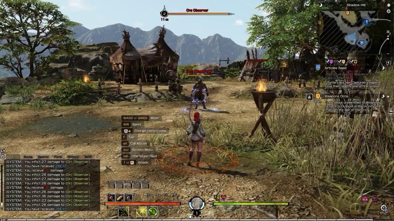 Bless Online - level 1 ranger combat