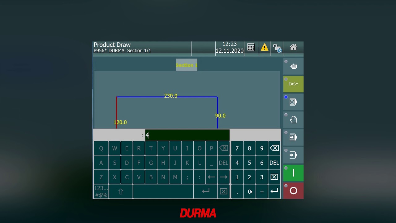 DURMA  (DT15) CONTROL UNIT