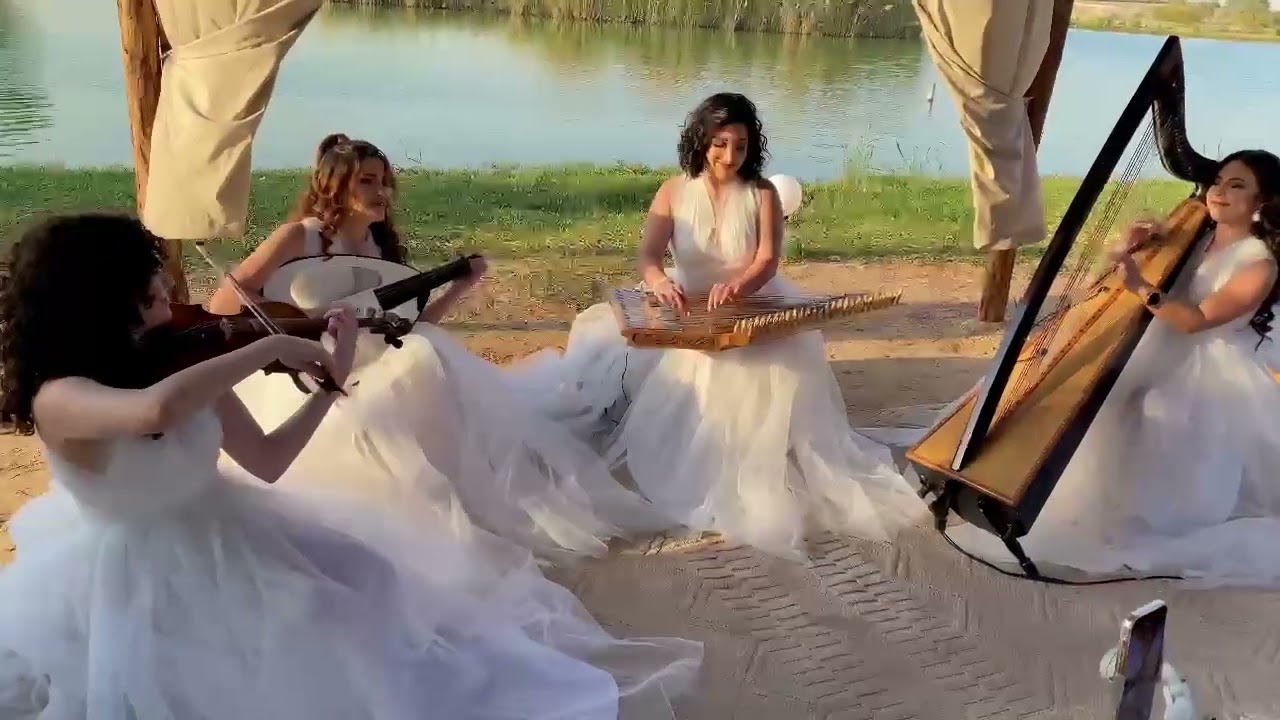 DUBAI FEMALE ARABIC BAND QANUN OUD HARP VIOLIN #dubaientertainment #dubairamadan #dubaimusicians