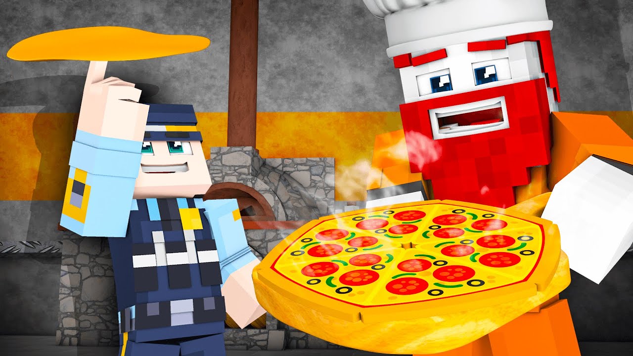 WIR VERKAUFEN PIZZA IM GEFÄNGNIS in Minecraft Gefängnis