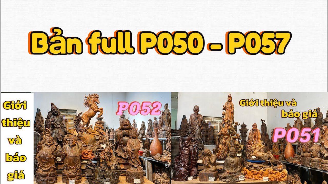 Bản full P050- P057 tổng hợp nhiều tác phẩm đẹp// Tượng gỗ trắc Thế Quyết 039.620.5625