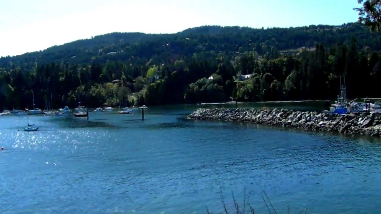 Saltspring Island  Ganges Harbor British Columbia Canada