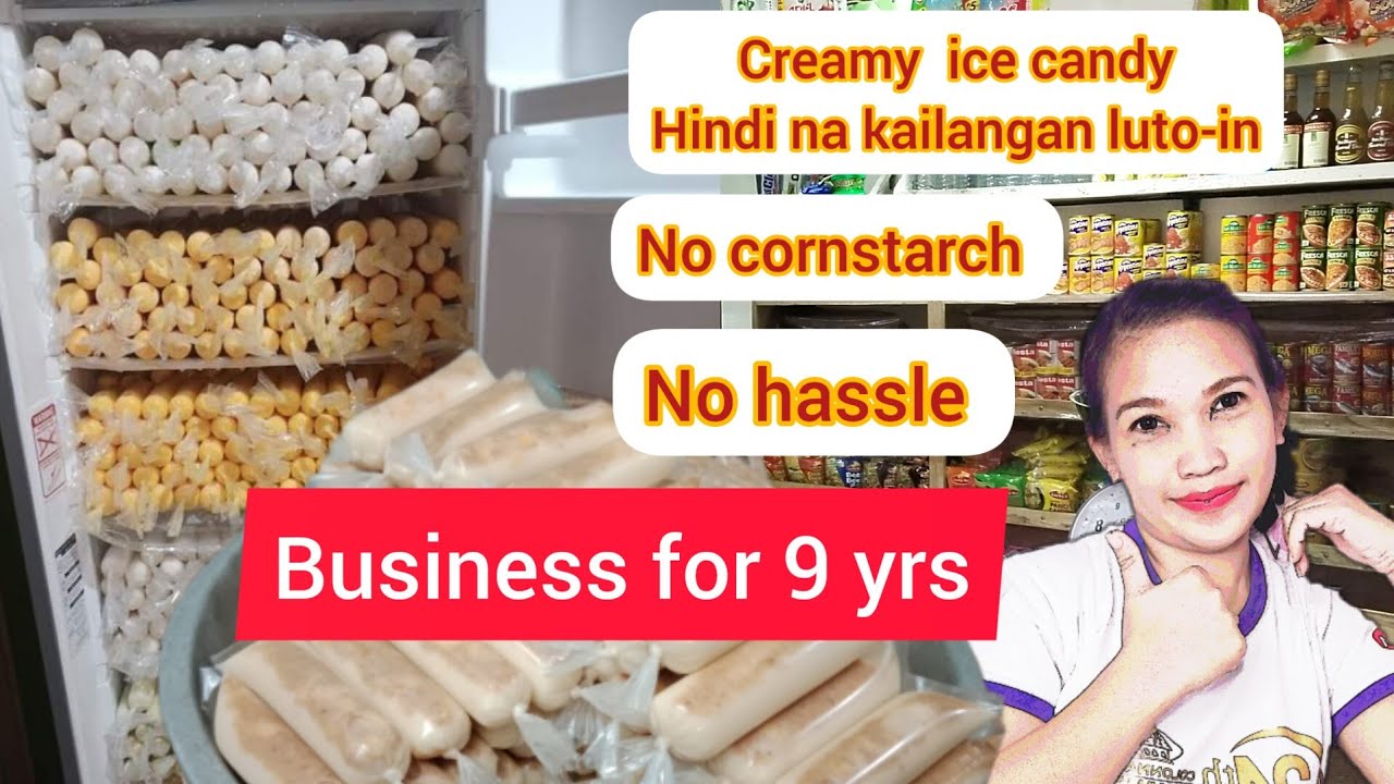 How to make creamy ice candy with complete coasting[business ideas with sari sari store]tweetiebird