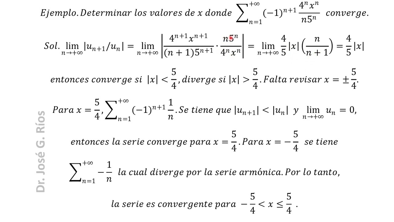 Serie de Potencias