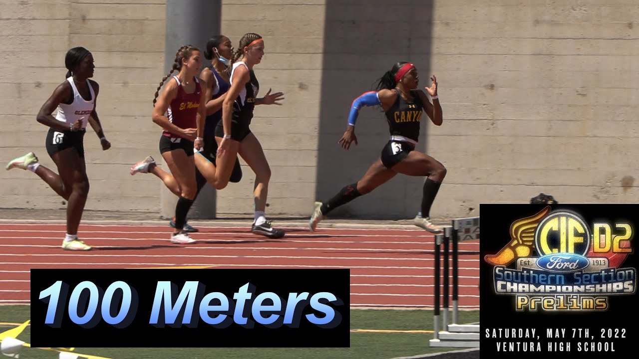 2022 TF - CIF-ss Prelims (D2) - 100 метров (девушки, 5 забегов)