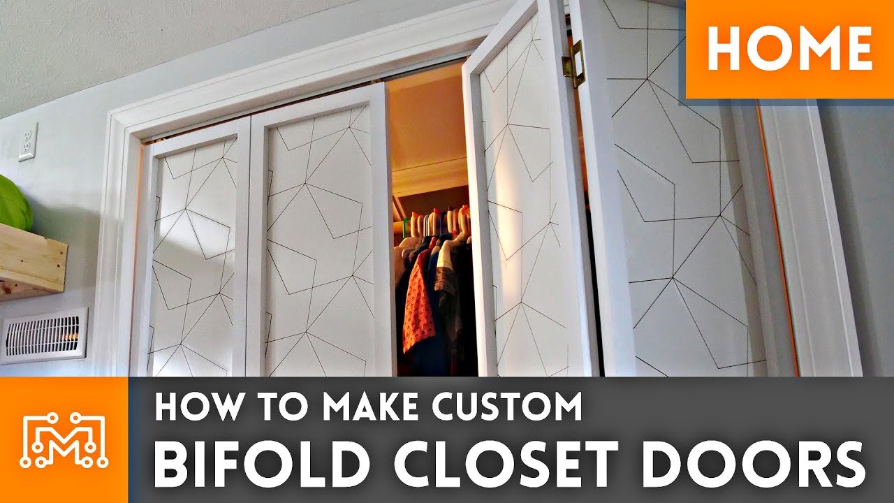 How To Make Custom Bifold Closet Doors // Woodworking | I Like To Make Stuff