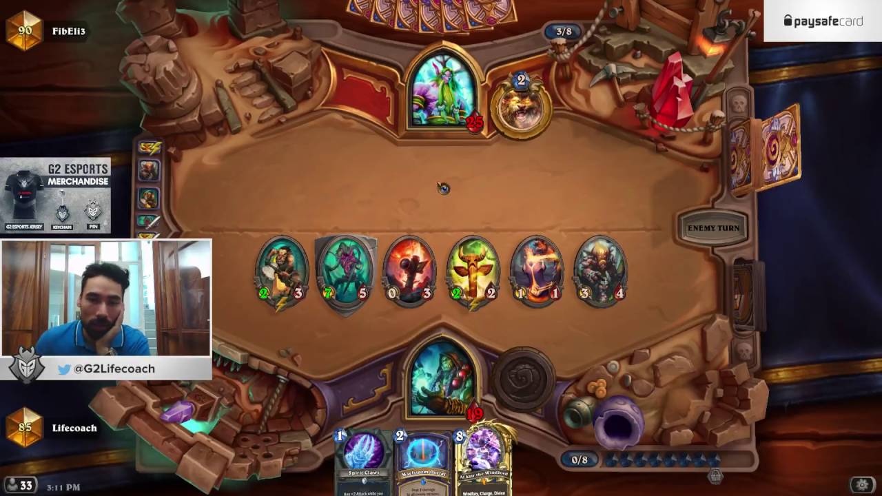 Hearthstone Lifecoach: игра за шамана мидрейндж-стратегии в топ-рейтинге