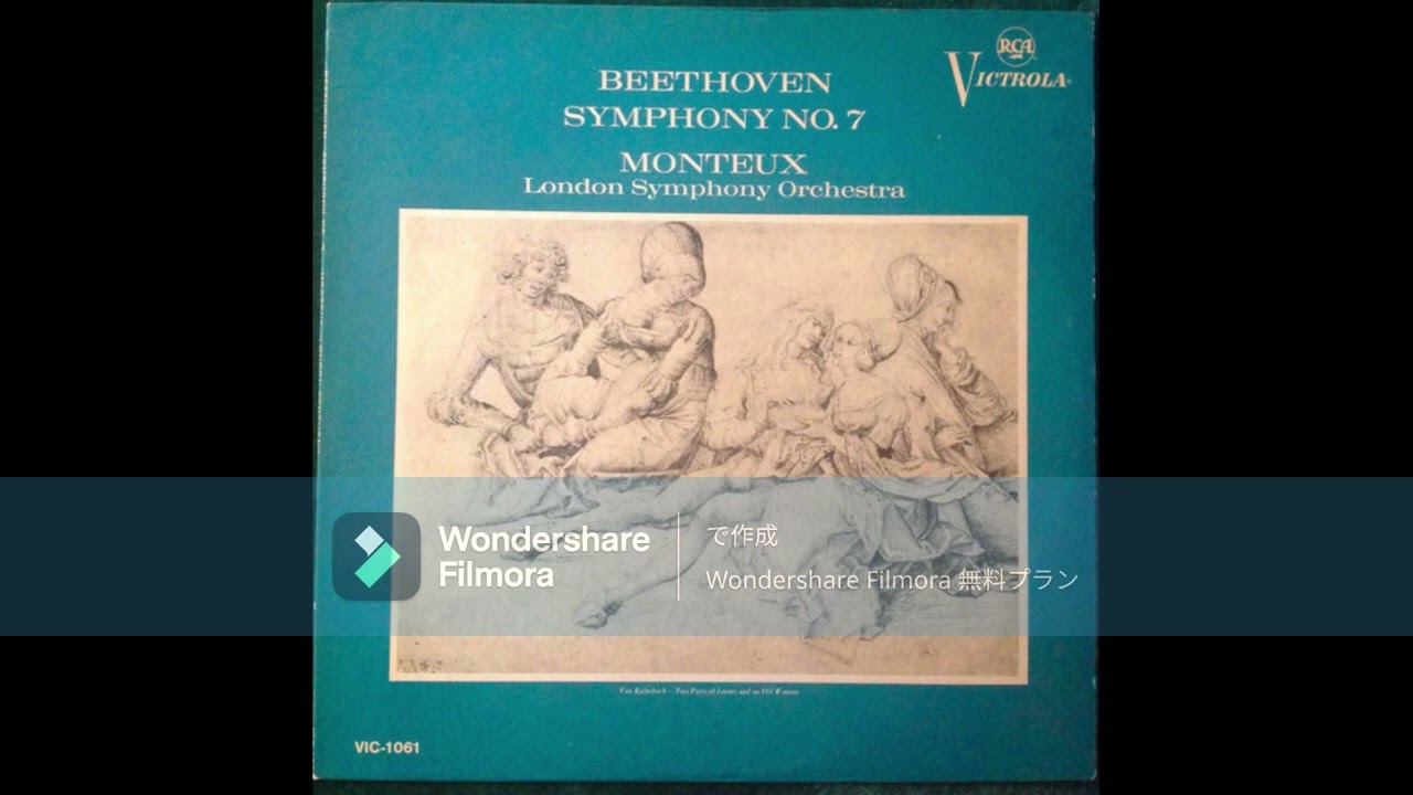 [High quality] L.v.Beethoven - Symphony No. 7 , Op. 92 / Pierre Monteux & London Symphony Orchestra