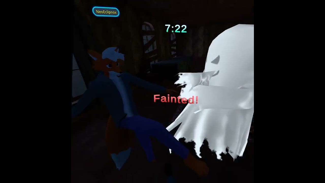 She's Here 😱 #clockworkmask #terrortuesday #ghosthunting #vrchatworldshowcase 