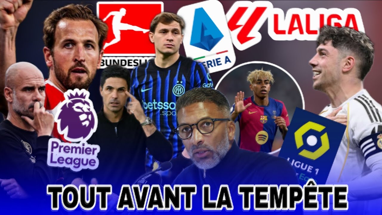 💣real, liga ,Barça,  habib beye redresser ,guardiola vs arteta,  harry kane ,barella 