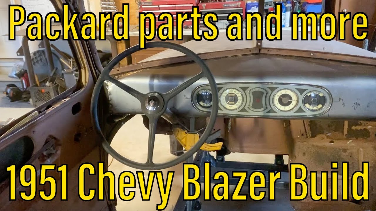 Chevrolet Blazer 1951 года. Дополнительные запчасти Packard.