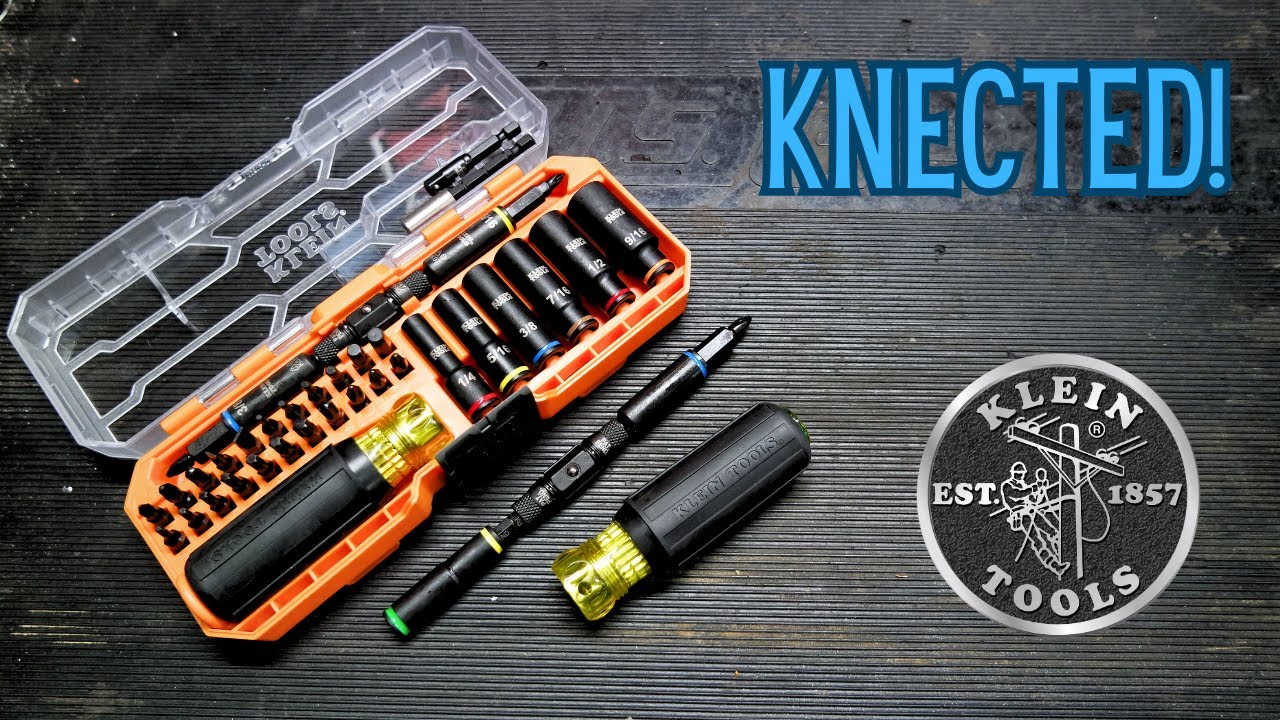 Klein KNECT™ 32502HD Impact-Rated Screwdriver + Socket Set, 32528HD 10-in-1 Screwdriver - Nut Driver