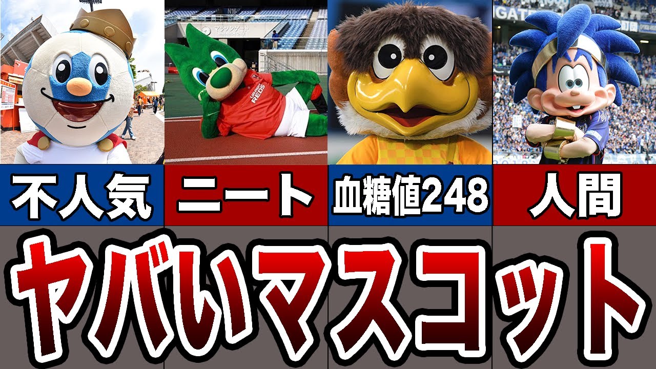 Jリーグの珍マスコット大集合！5体の知られざるエピソードとは！？