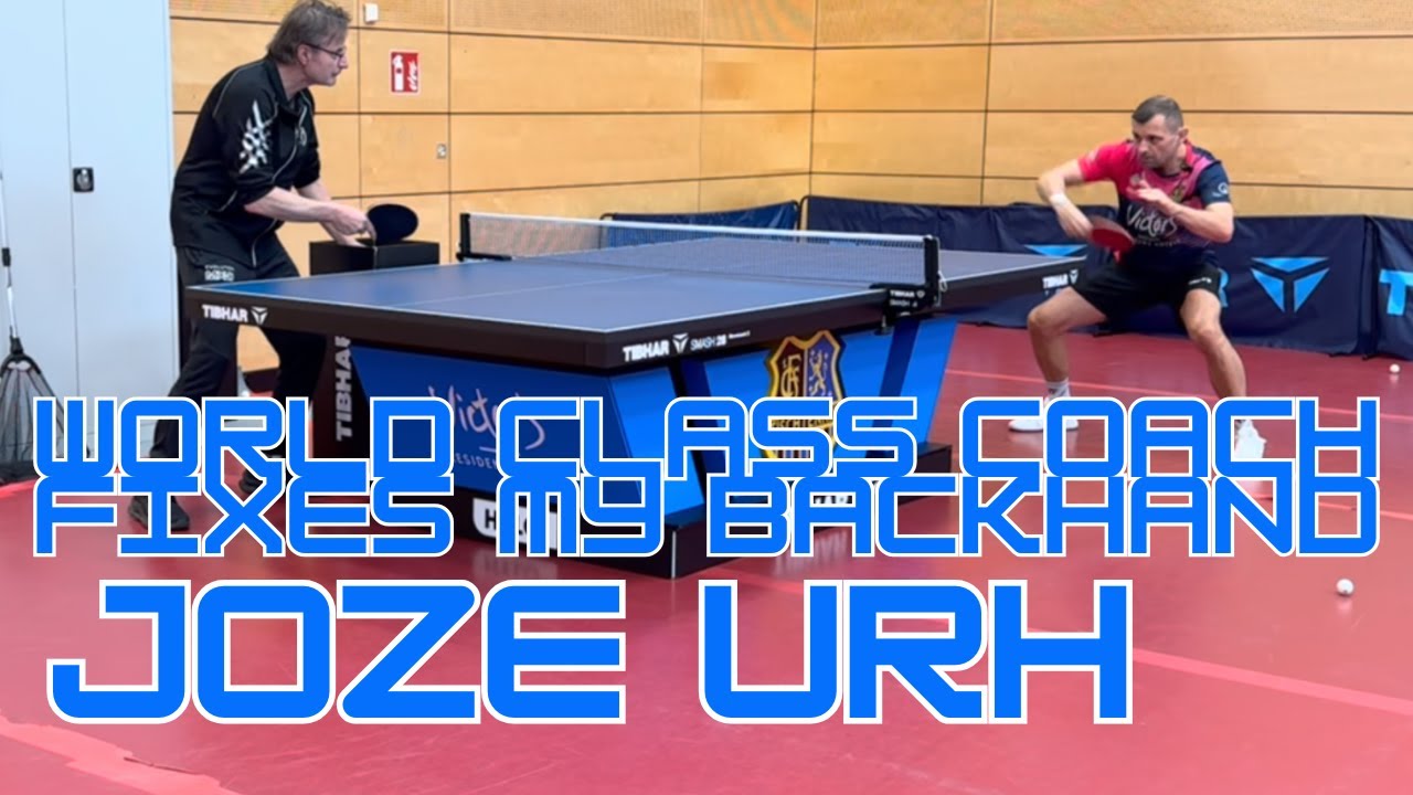 World-Class Coach Transforms My Backhand Topspin! 🔥 Ft. Joze Urh (Darko Jorgić’s Coach)