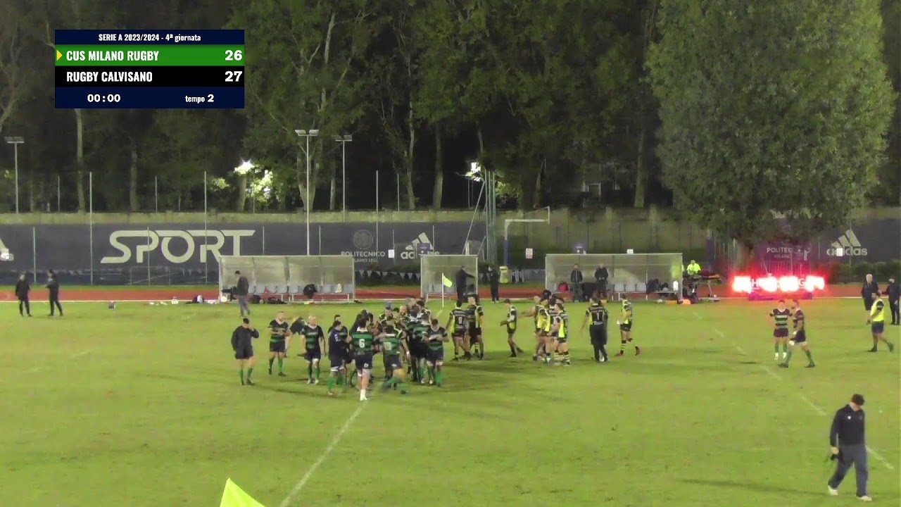 Serie A: CUS Milano vs Rugby Calvisano