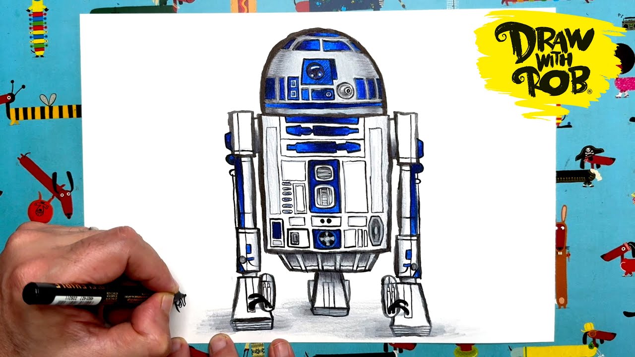#DrawWithRob 159 R2-D2