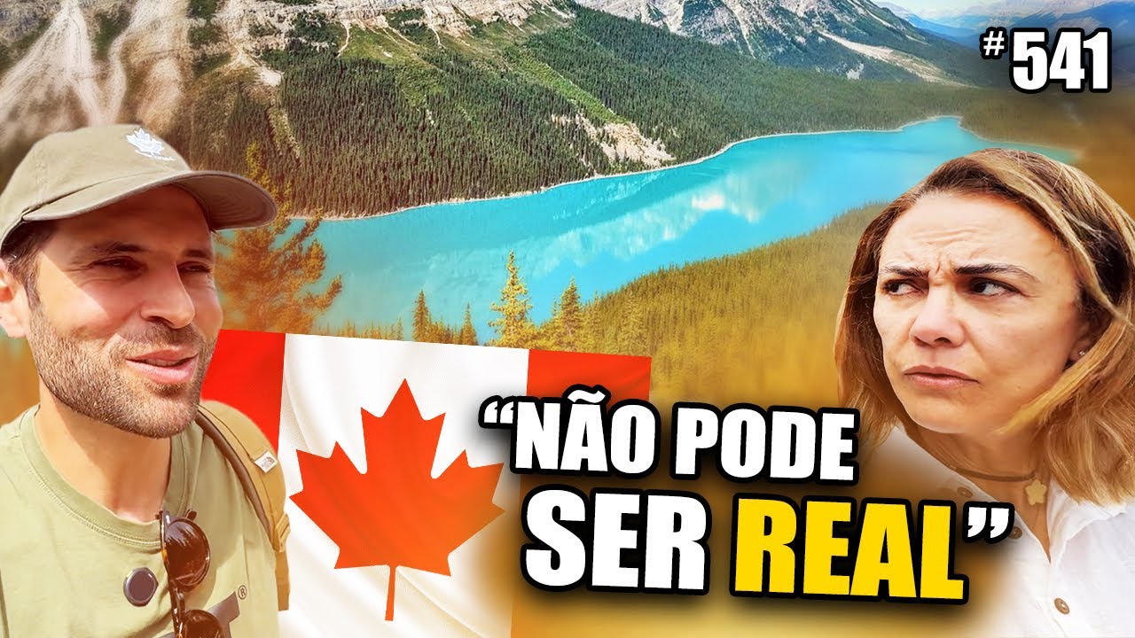 Eles Não Sabiam que o Canadá é Bonito Assim! (Visitamos uma Geleira) Banff, Jasper & Athabasca #541