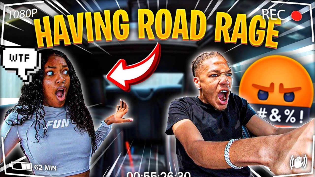 Having ROAD RAGE To See How My GIRLFRIEND Reacts... *SHE WAS SCARED*