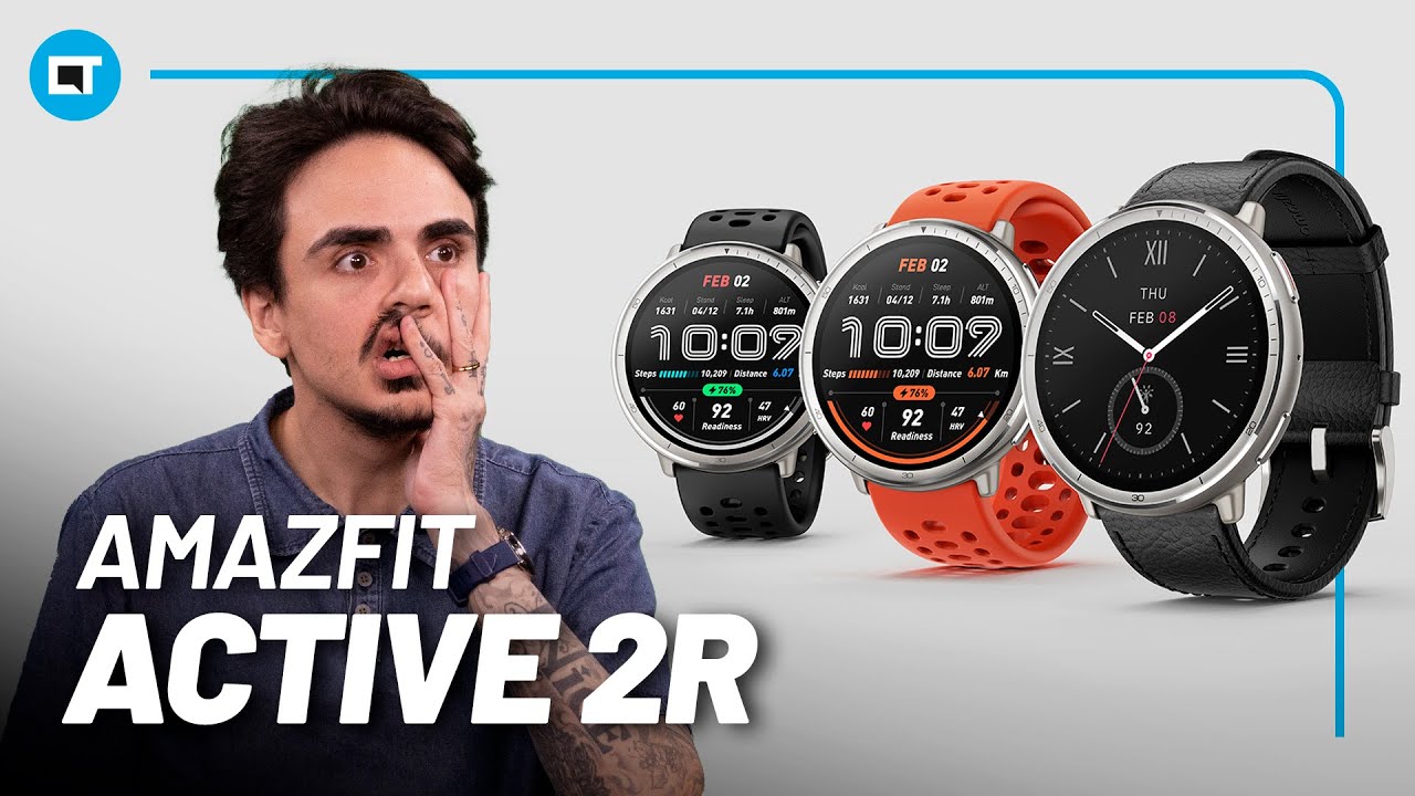 Amazfit Active 2R: Produtividade, saúde e exercícios no seu pulso!