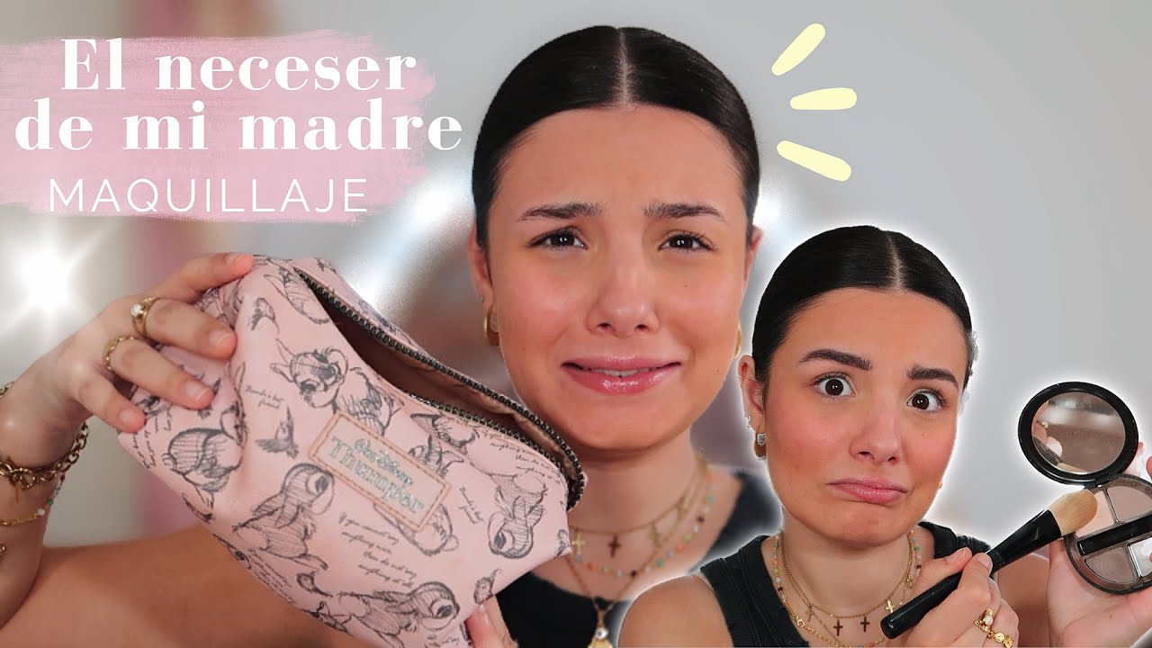 💄 ANTI-TUTORIAL de MAQUILLAJE con el neceser de MI MADRE 🤯 ¿Maquillaje caducado? ¡Sale muy mal! 😰
