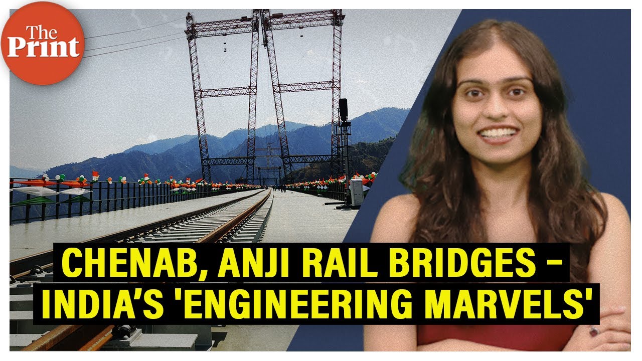 How world's highest rail bridge on Chenab & India's 1st cable-stayed bridge on Anji are being built