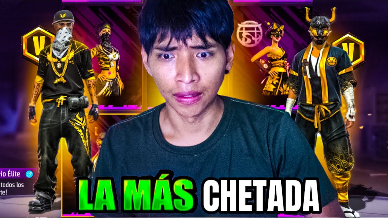 Mi t&iacute;o ME REGAL&Oacute; ESTA CUENTA con TODOS LOS PASES NEGR&hellip;😱FREE FIRE!!