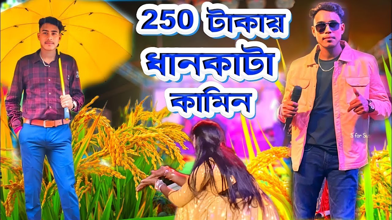 কুন্দন কুমার নাইট 2025 || ২৫০ টাকার ধানকাটা কামিন || Kundan Kumar stage Program 2025