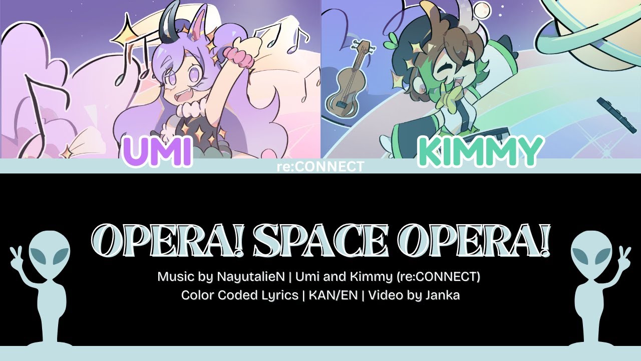 Opera! Space Opera! - English Cover [ Official Color Coded Lyrics ] / re:CONNECT