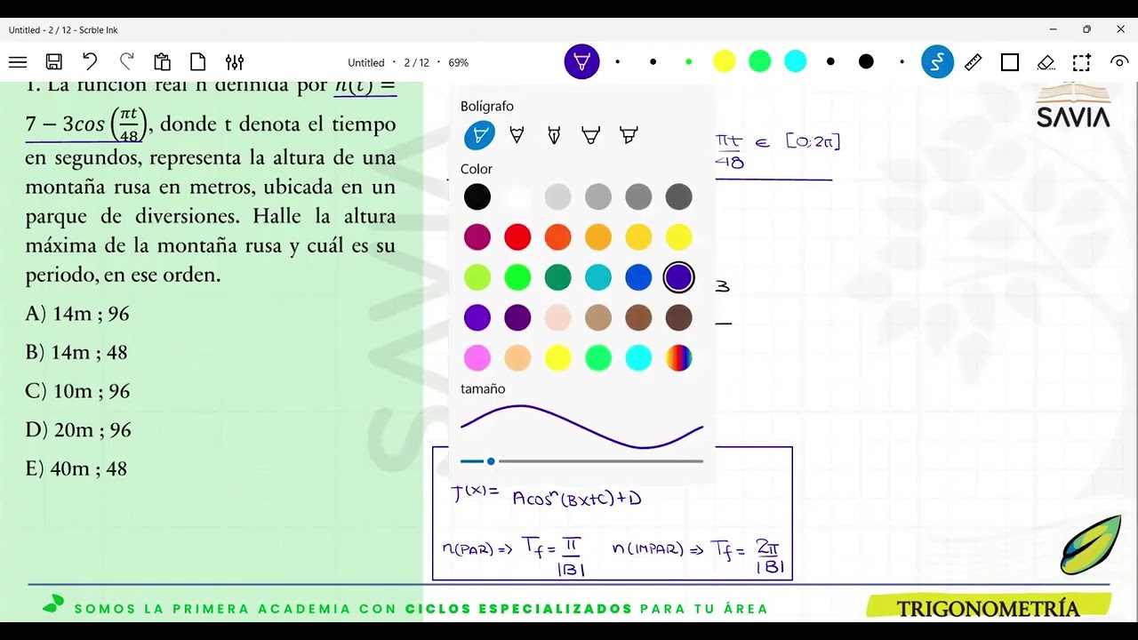 S6 Trigonometría Repaso Savia (ABC) 2026 II 