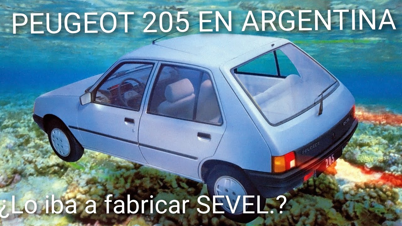 LANZAMIENTO PEUGEOT 205  GL Y GLD. AUTO AL DÍA RETRO (23.5.1996)