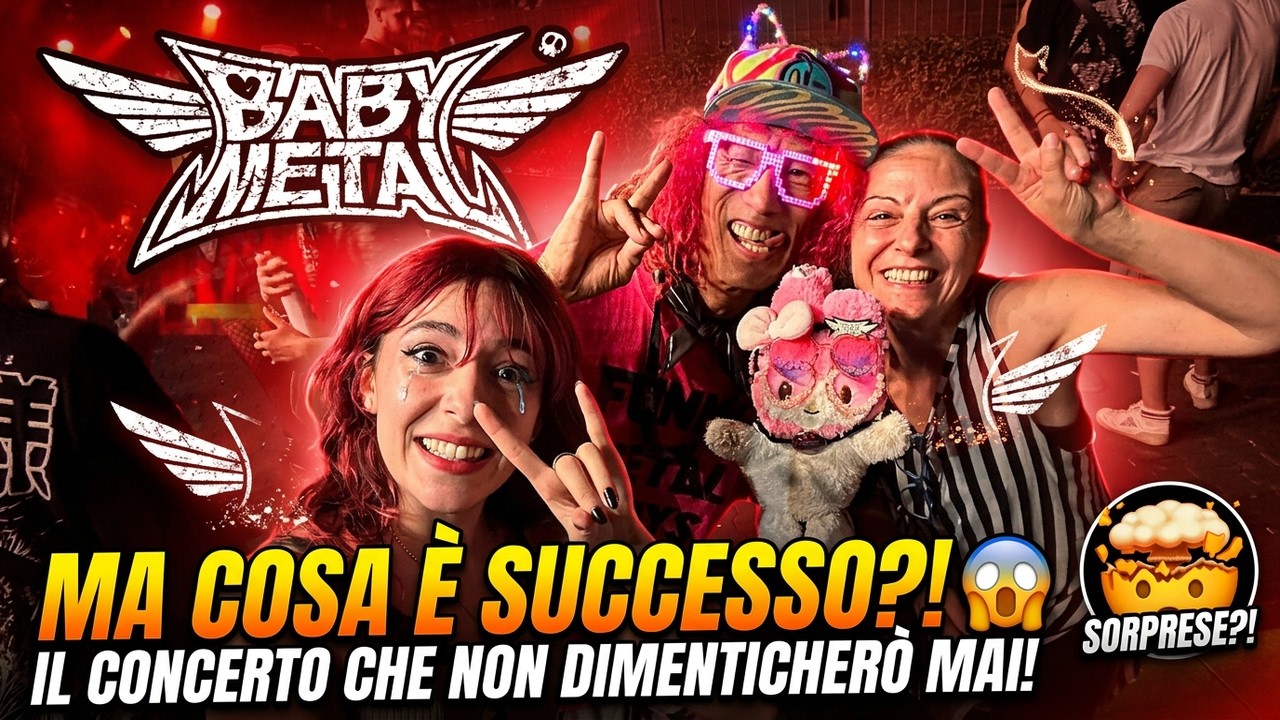 Il concerto BABYMETAL Roma che mi ha SCONVOLTO | outfit e sorprese #babymetal #jmetal #melymemymamy
