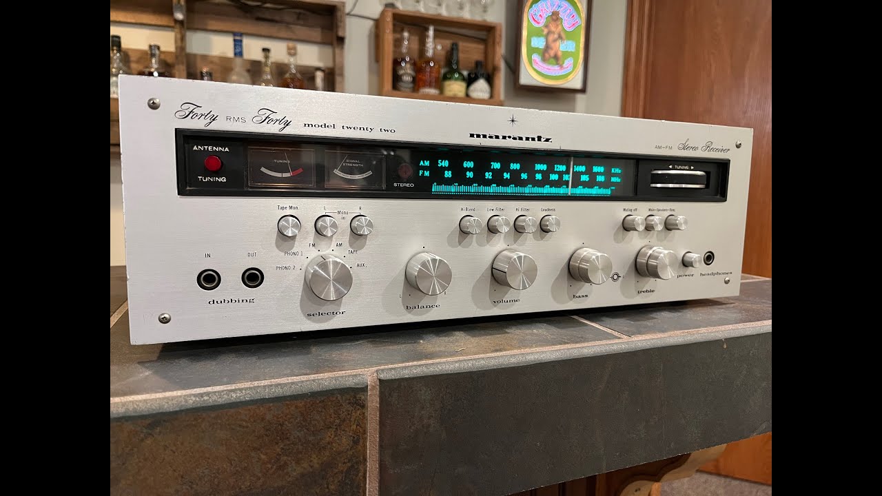 Vintage Stereo Receiver Review - 1969 Marantz Model Twenty-Two