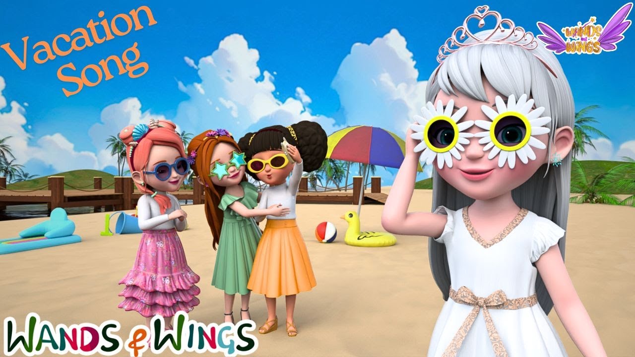 Happy Princess Vacation 👗| Dress Up & Shopping Song + Magical Shoes | Kids Song | Wands And Wings