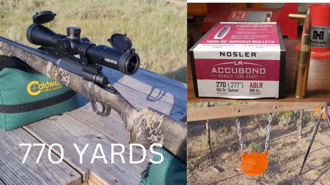 270 Winchester Long Range Test (165 ABLR)