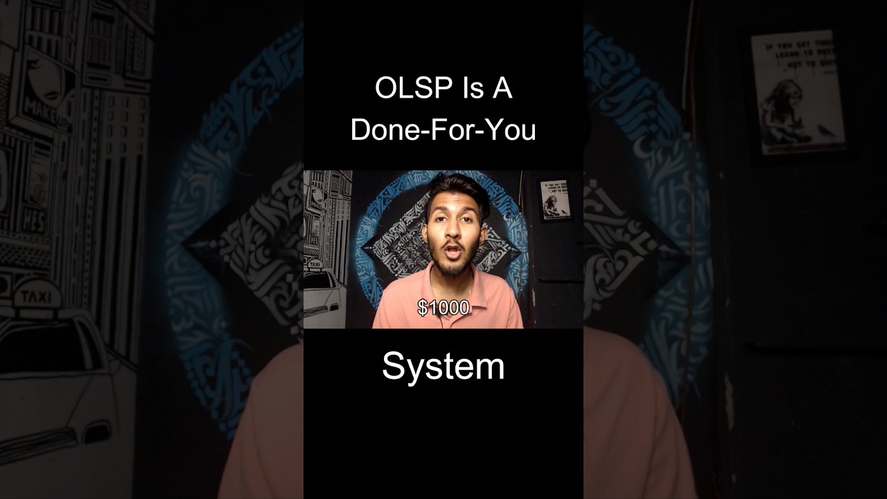 OLSP System Is A Done For You Program.