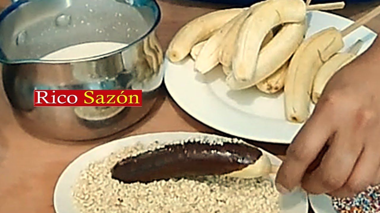 Como Hacer CHOCOBANANOS Para Vender O Negocio Receta Para Derretir El Chocolate | Rico Sazón