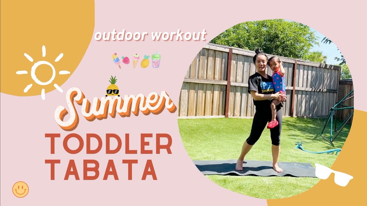 5-min Pilates w/ Kids Summer Workout 🌞
