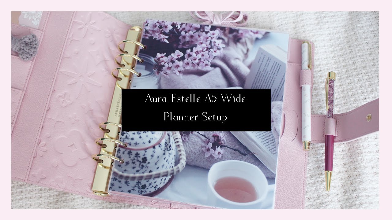 Настройка широкоформатного планировщика Aura Estelle A5 | Планировщик дизайна | Ана Джолин