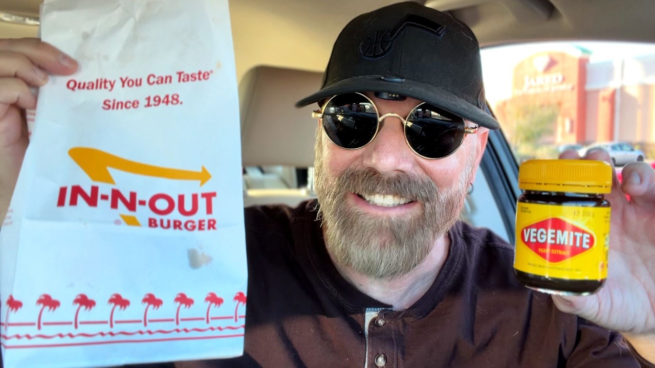 Putting VEGEMITE on an In N Out Burger | Vlog 72